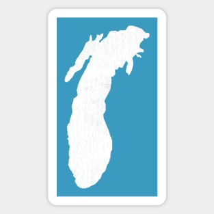 Lake Michigan • Great Lakes • Midwest is Best! Magnet